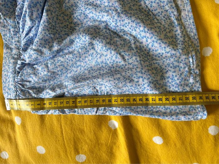 Short en coton hollister bleu à fleurs taille xs - photo numéro 8