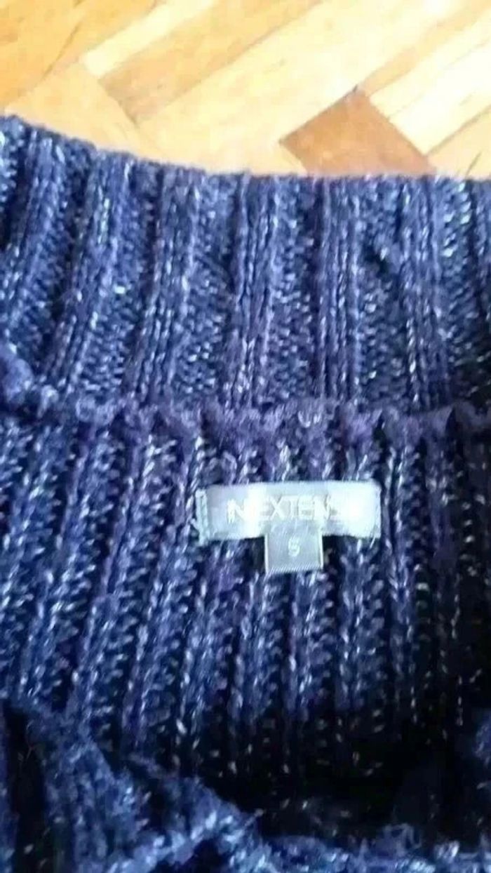 veste boléro épaisse tricot 5 ans violet in extenso - photo numéro 3