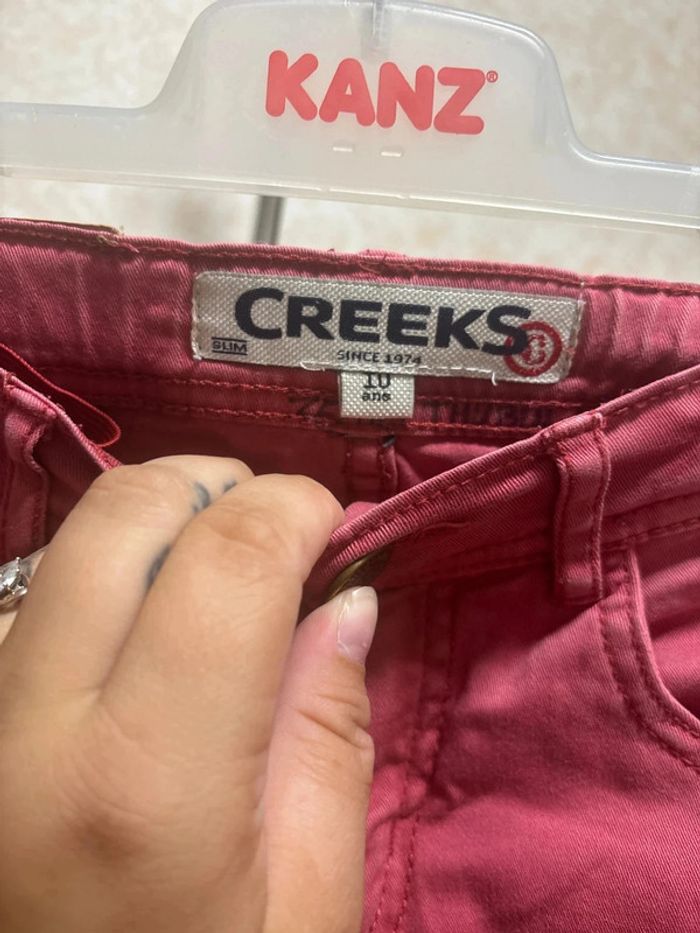 Jeans slim taille 10ans marque creeks - photo numéro 3