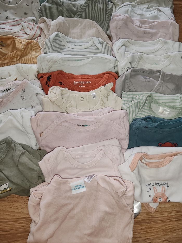 Lot de 30 bodies manches longues – 3 mois - photo numéro 4