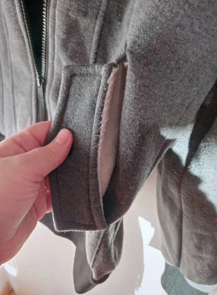 Manteau gris pour homme - photo numéro 3