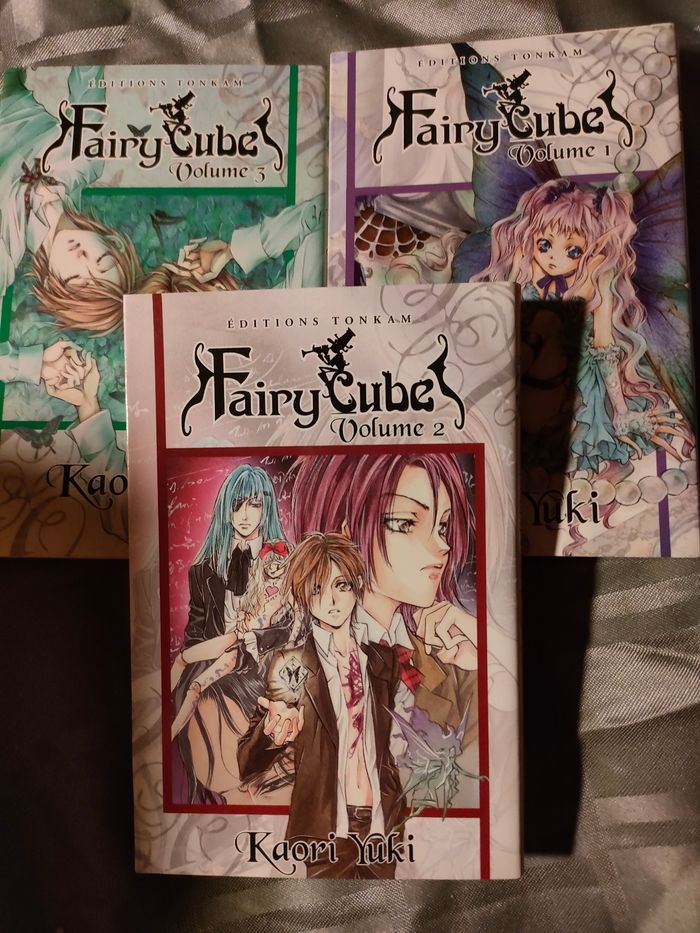 Lot Manga Fairy cube tome 1/2/3