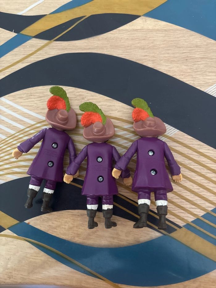 Lot de 3 figurines Tintin capitaine haddock - photo numéro 2