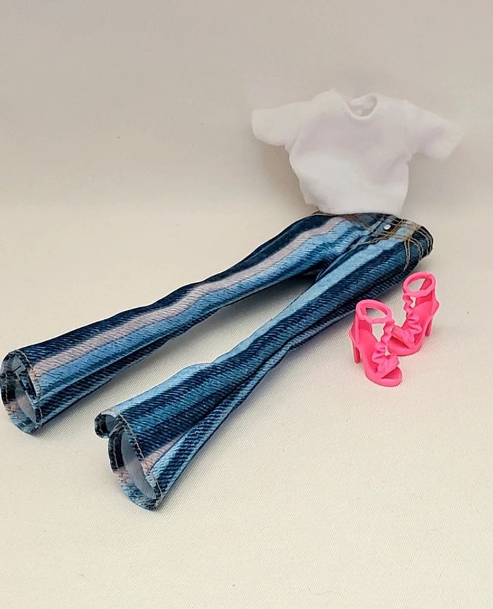 Lot de 3 poupée Barbie jambes et bras fixes - photo numéro 20