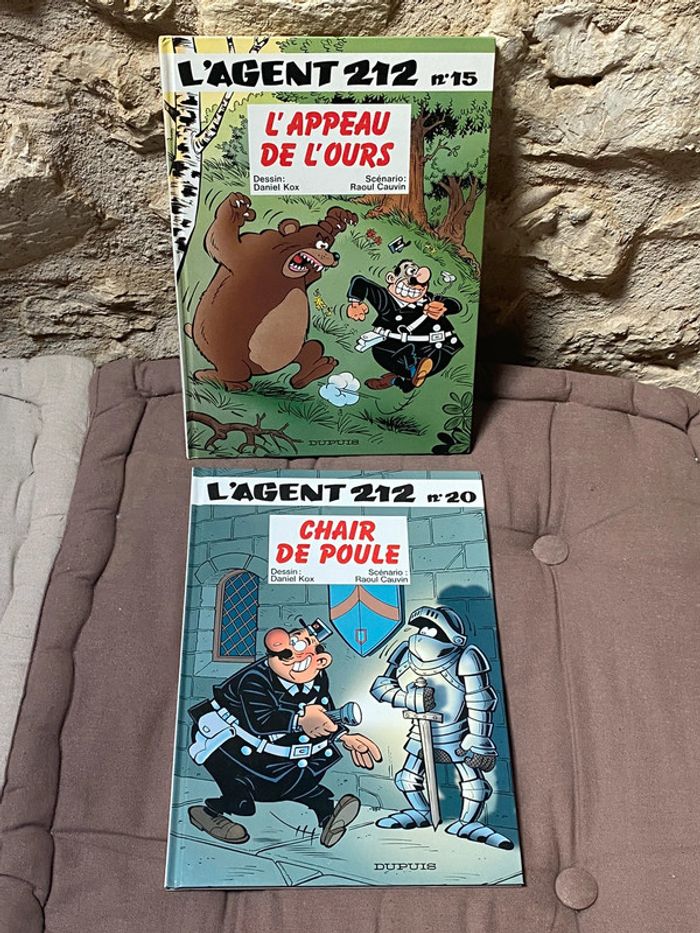 Lot de 2 BDs l’agent 212