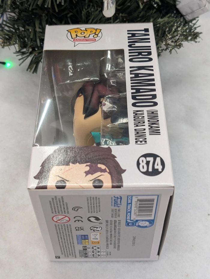 Funko Pop! Demon Slayer Tanjiro Kamado Glow Chase 874 sous Sleeve - photo numéro 6