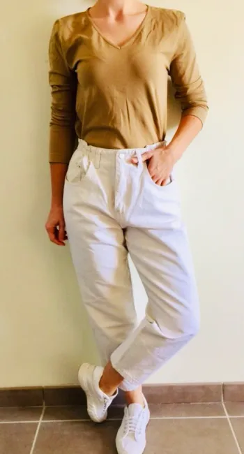 Tee shirt manches longues camel