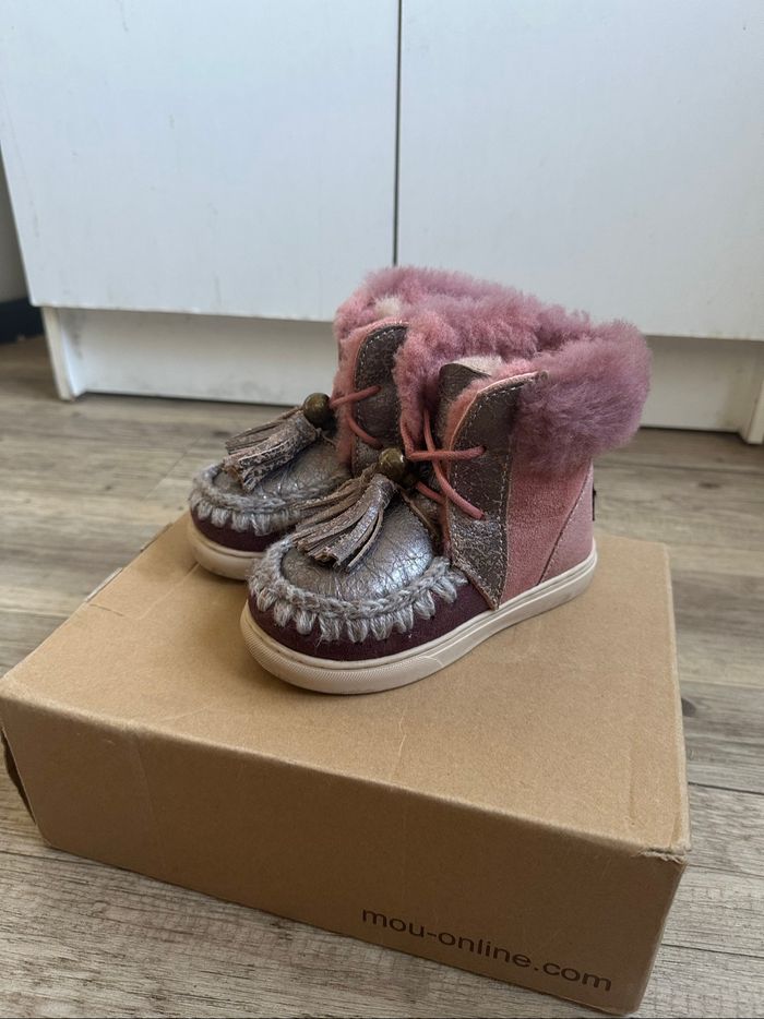 Bottes fourré fille Mou taille 28 - photo numéro 6