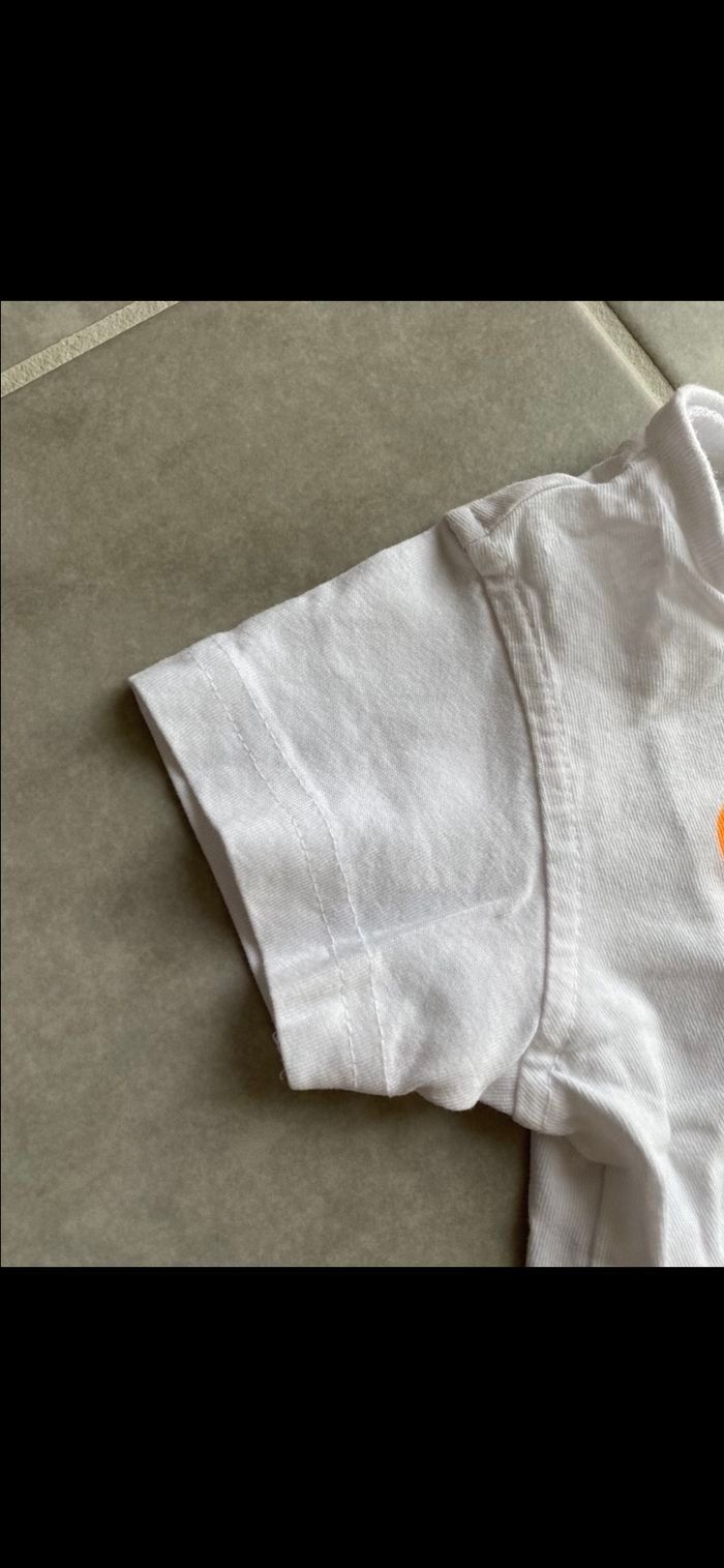 Tee shirt manches courtes Maman Papa 6 mois - photo numéro 4