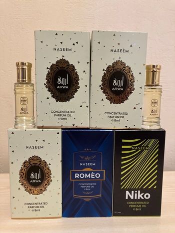 Lot de 10 musc  roll on concentré 8ml