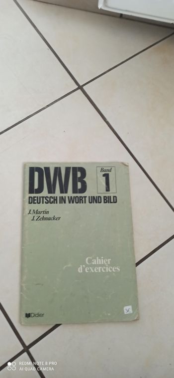 Cahier d exercices allemand