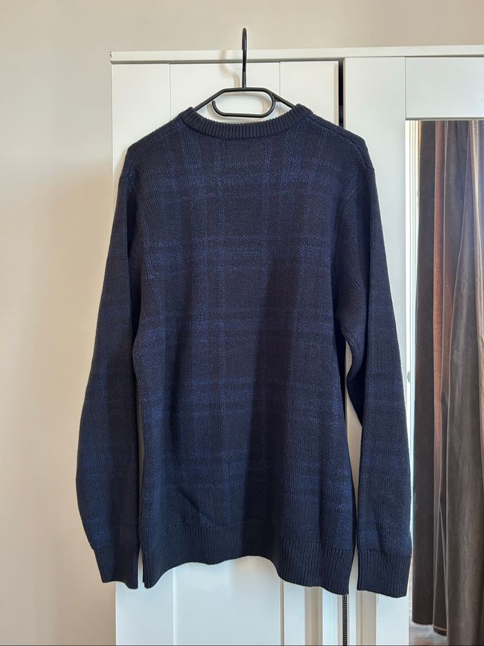 Pull marine à carreaux Homme Primark Tailles M-L - photo numéro 7