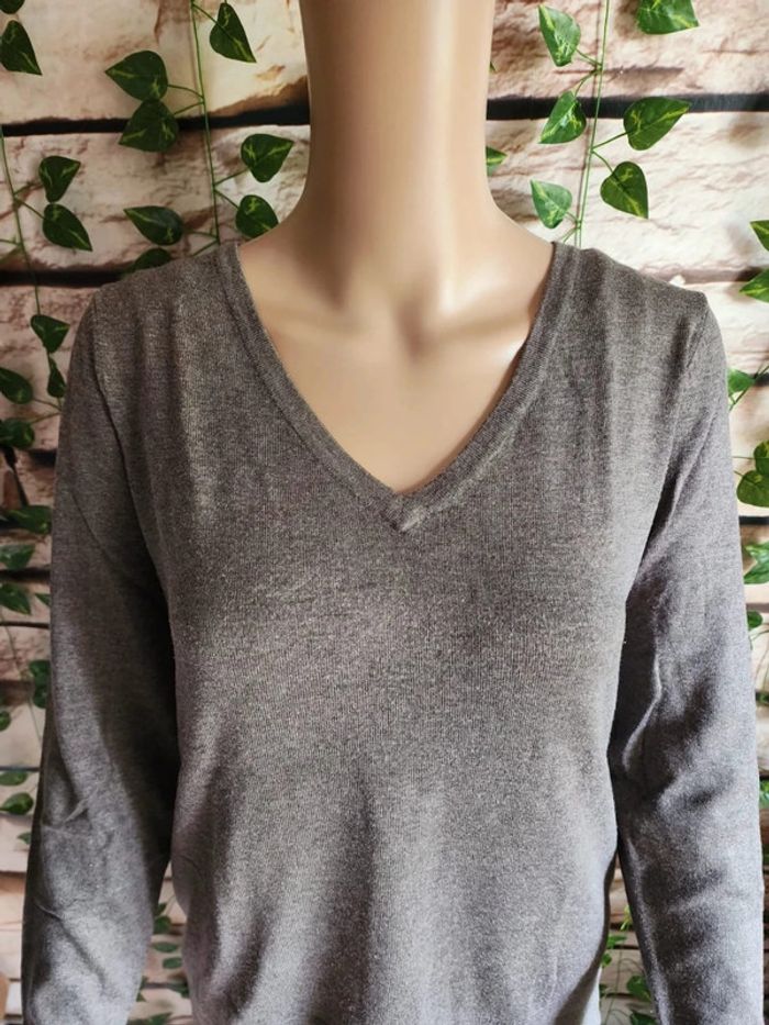 🌸Pull fin gris Camaieu Taille 42 🌸 - photo numéro 2