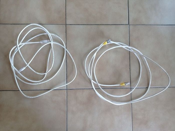 Lot de 2 câbles éthernet