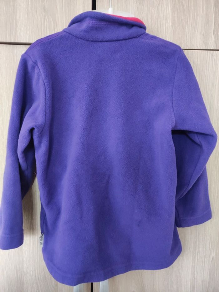 Pull polaire violet oxylane 4 ans - photo numéro 4