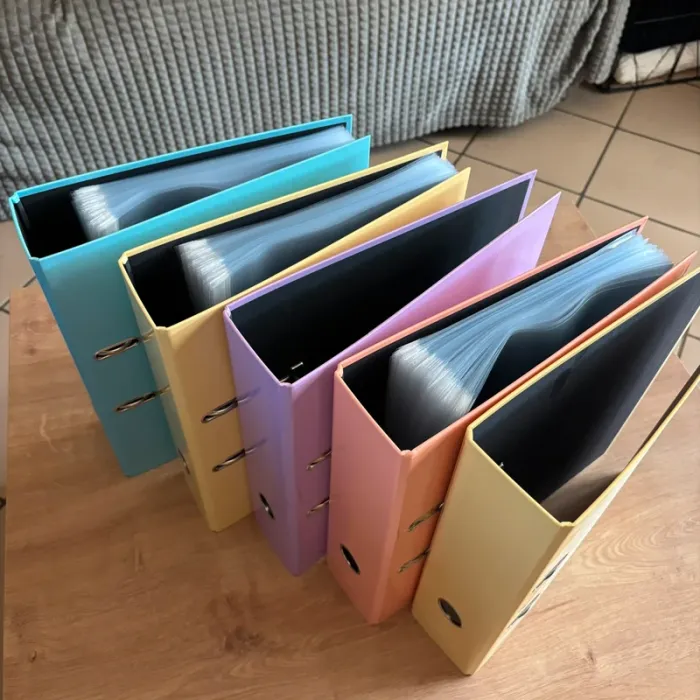 Classeurs à levier Exacompta pastel avec pochettes - photo numéro 2