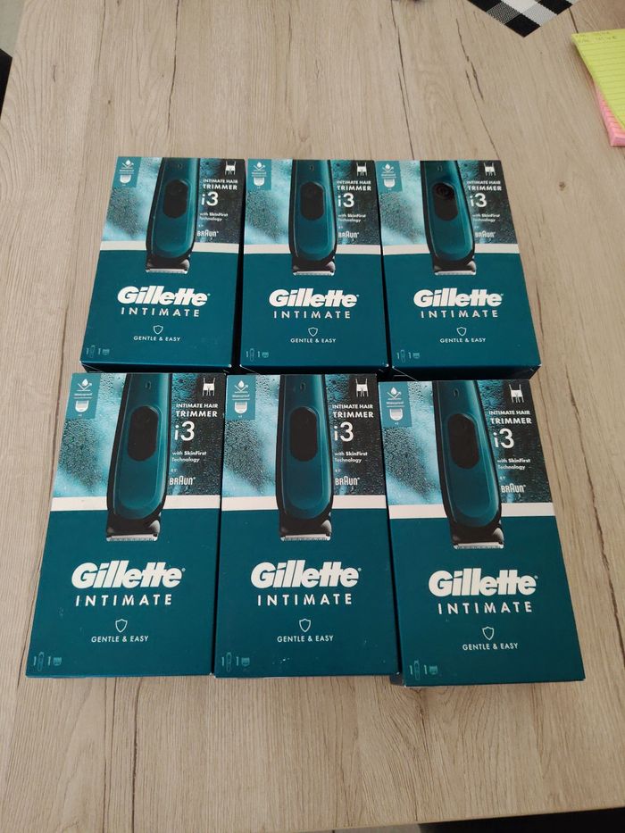 6 tondeuses gillette intimate