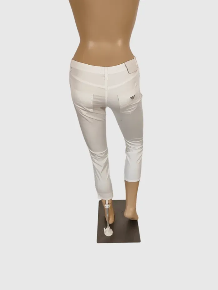 Jean Armani Jeans blanc - Taille S - photo numéro 5