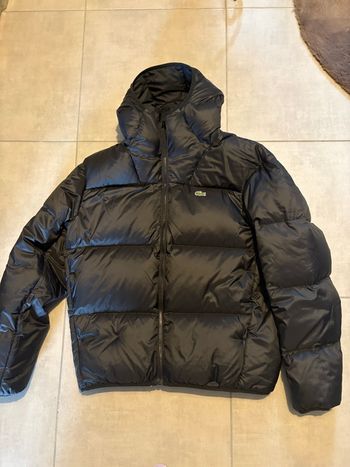 doudoune Lacoste noir pour homme 