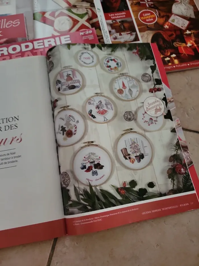 Lot de 7 revues de broderie - photo numéro 10