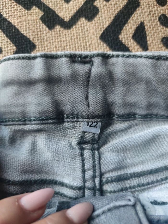 Short gris bandes léopard - photo numéro 5