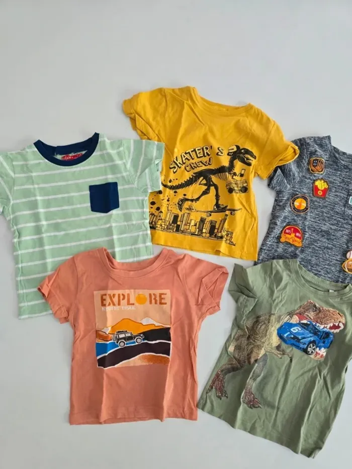 Lot de 5 tee shirts - photo numéro 2