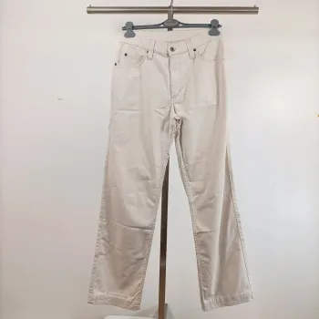 Jean droit blanc cassé Mustang femme Taille 40 coupe classique, coton stretch A385
