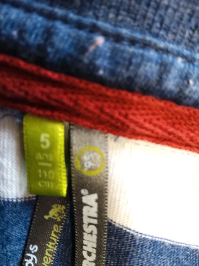 Pull à longue manche rayé avec bateau - photo numéro 4