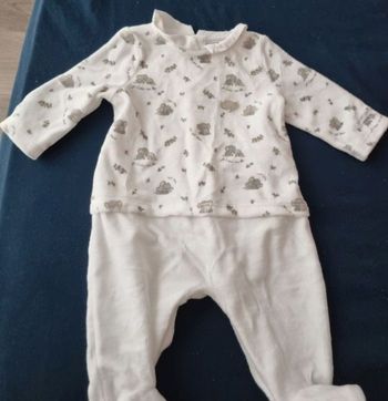 Grenouillère sergent major bébé 1 mois