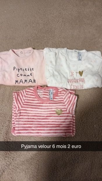 Pyjama velour