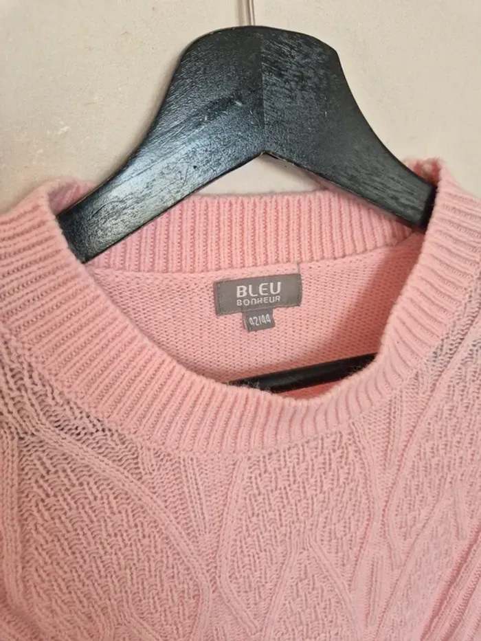 Pull bleu-bonheur taille 42/44 - photo numéro 2