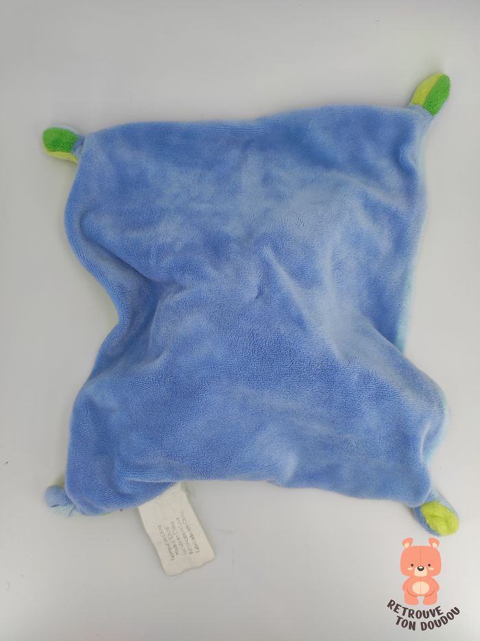 Doudou plat garçon lutin bleu Nicotoy - photo numéro 2