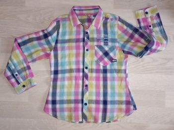 Chemise à carreaux multicolores Orchestra T. 8 ans