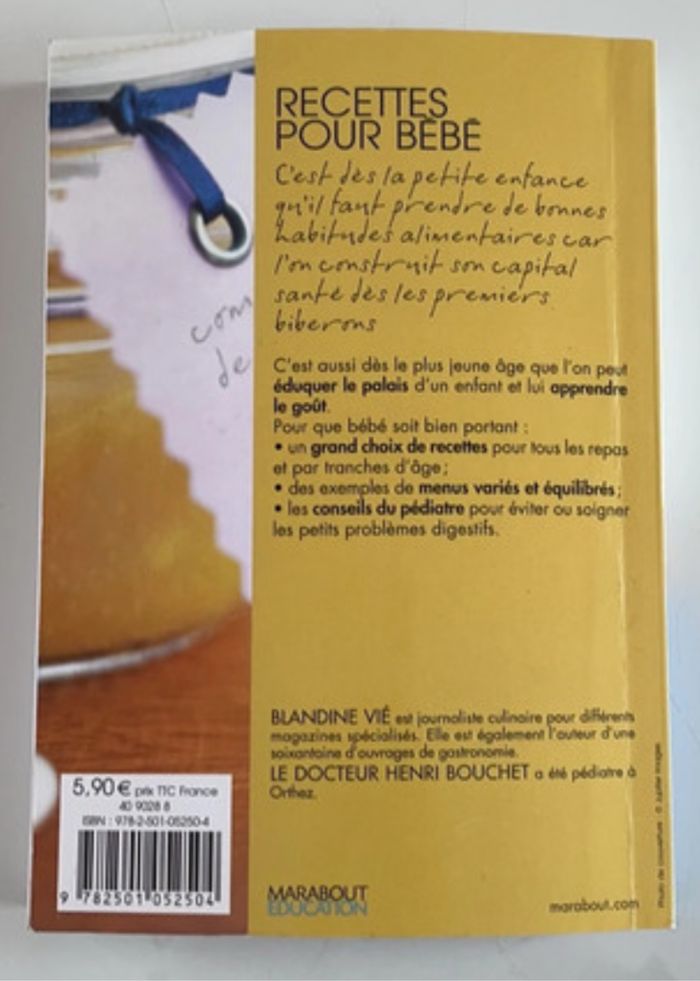 Livre de recettes pour les bébés - photo numéro 2