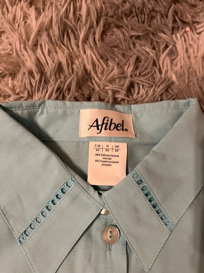 Chemise bleu ciel femme - photo numéro 2