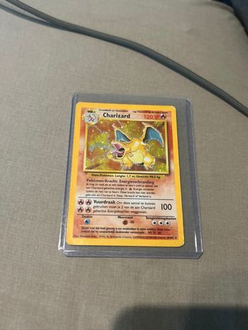 Pokemon Card Charizard Holo 1999 Dutch First Edition