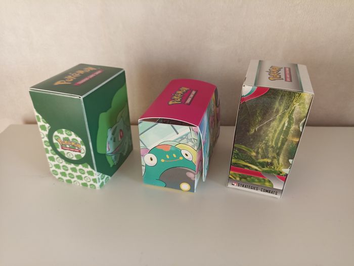 Lot 3 boîtes rangement de cartes pokemon - photo numéro 4