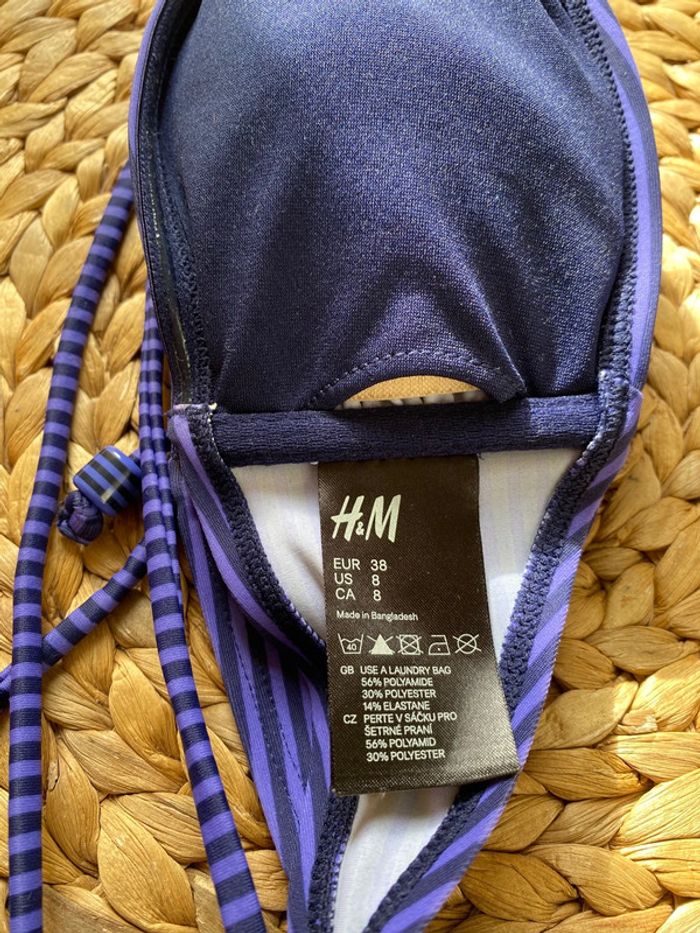 Maillot de bain rayé femme H&M - photo numéro 4