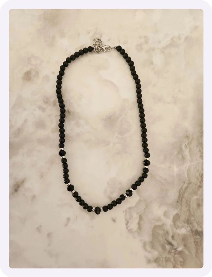 Collier à perles pour hommes