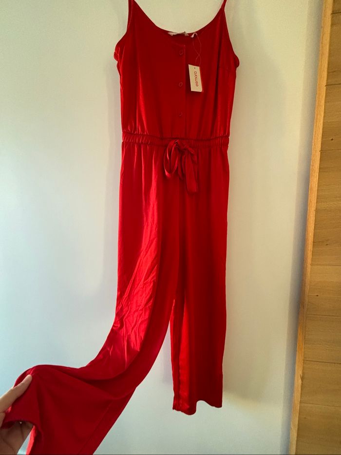 Combinaison pantalon rouge TS/M - photo numéro 6