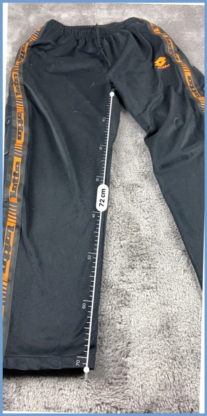 Jogging vintage à pressions Lotto Noir Taille XL - photo numéro 5