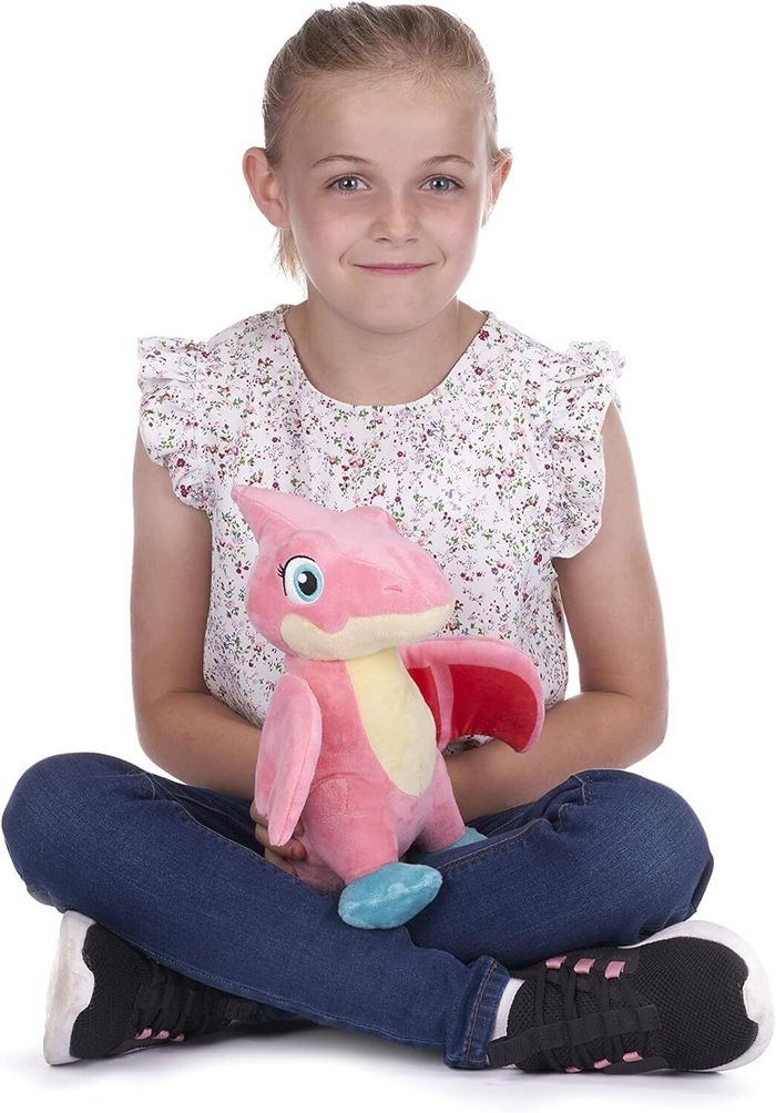 Ptérodactyle  Peluche  Squashy Dinky Dinos White house - photo numéro 2
