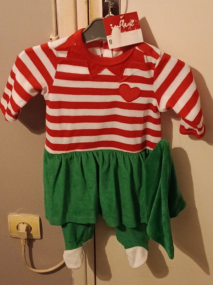 Pyjama lutin taille 9 mois neuf - photo numéro 3