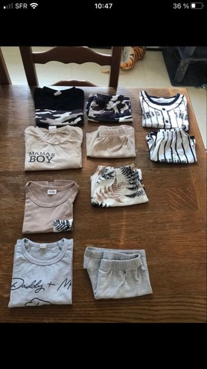 Lot vêtements été bébé garçon 9 et 12 mois - photo numéro 4