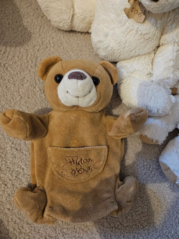 Lot de 3 peluches Histoire d'ours - photo numéro 3