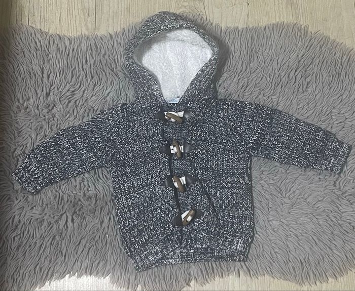 Gilet chaud à capuche - 12 mois - photo numéro 2