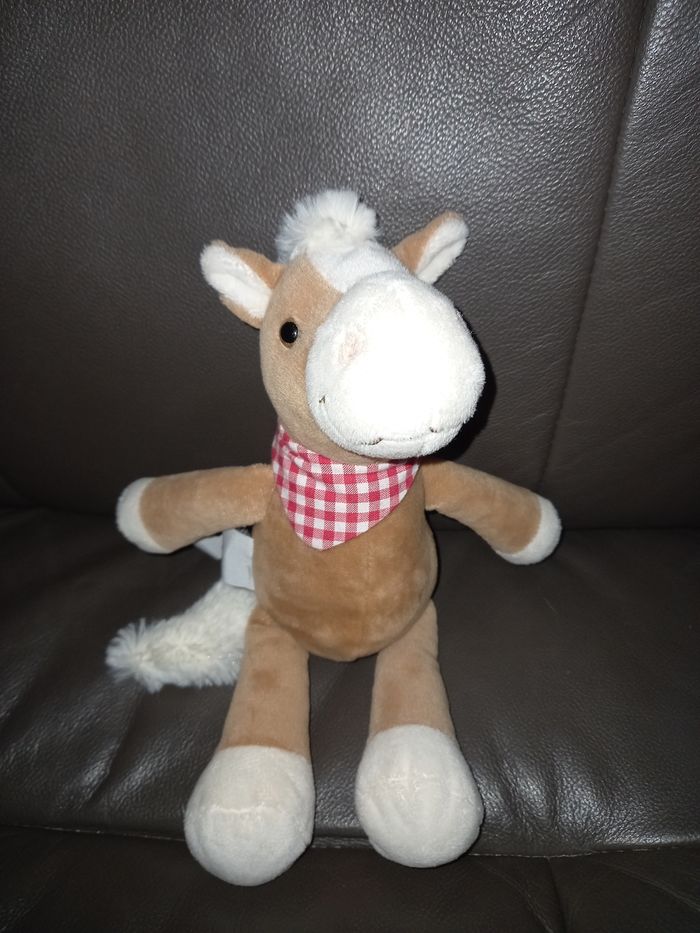 Peluche cheval kinder