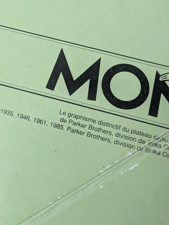 Jeu de société : Monopoly 1985 - photo numéro 10