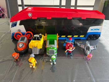 Paw patrol - camion pat patrouille véhicules + figurine