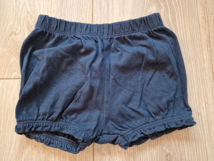 Short fille la redoute bleu marine 67 cm